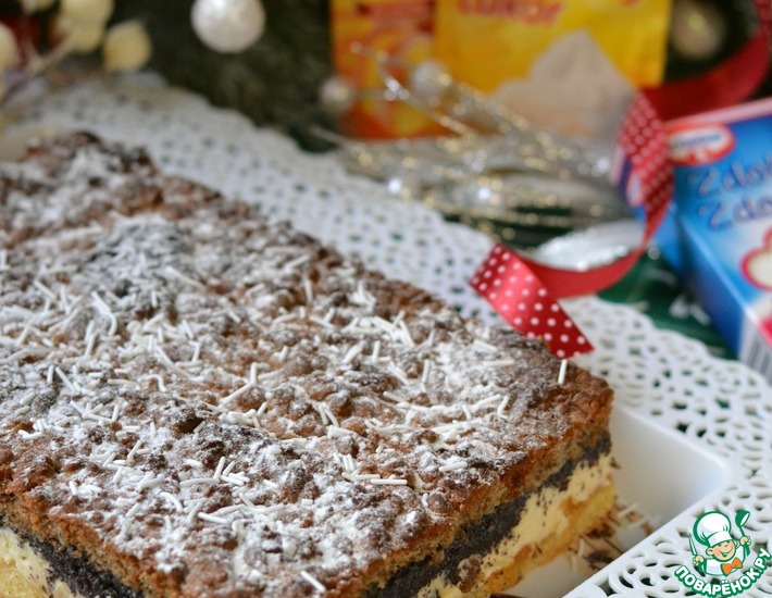 Рецепт: Новогодный пирог Щедрак