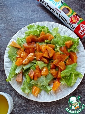 Салат с хурмой - простые и вкусные рецепты