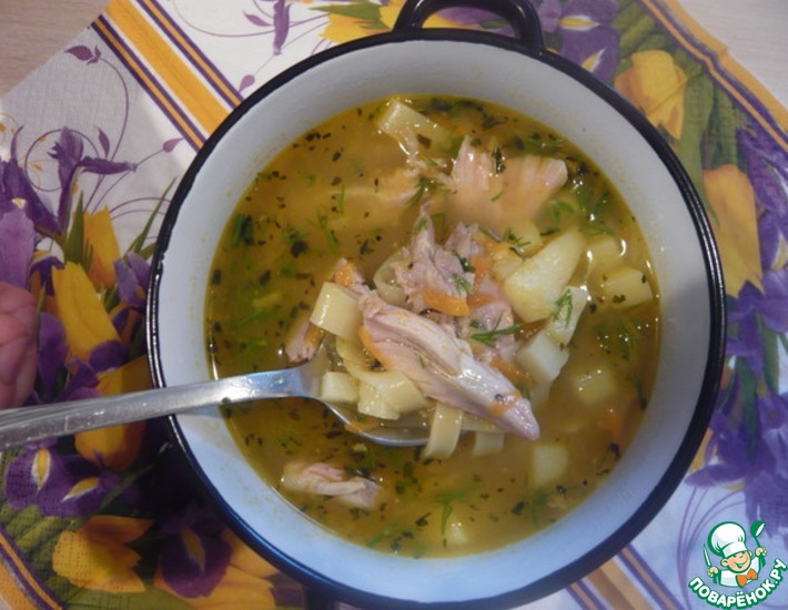 Рецепт: Суп из чечевицы с пастой