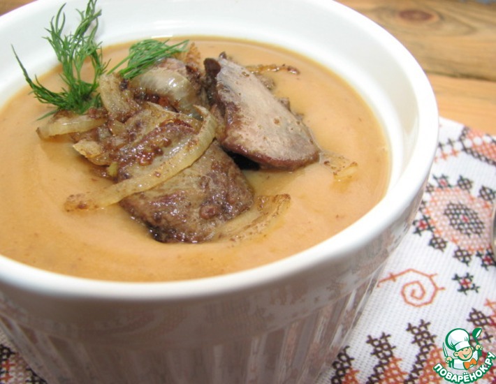 Рецепт: Овощной крем-суп с гречкой