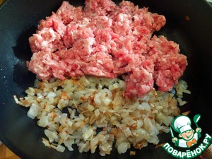 Блинный пирог с мясом рецепт с фото