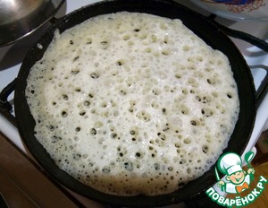 Блинный пирог с мясом рецепт с фото