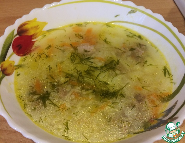 Рисовый Суп С Мясом Фото