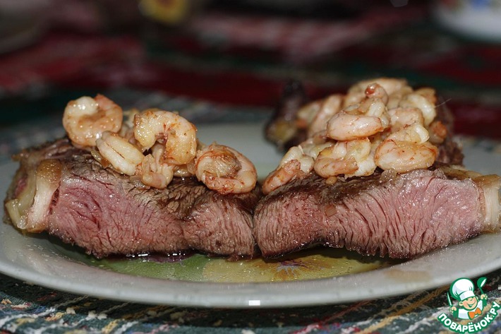 Surf and turf. 