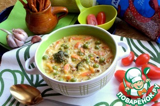Крем-суп из брокколи в мультиварке-скороварке