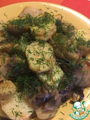 Картофель с луком по-узбекски "Бийрон"