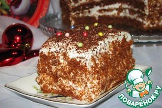 Рецепт: Шоколадный торт Наслаждение