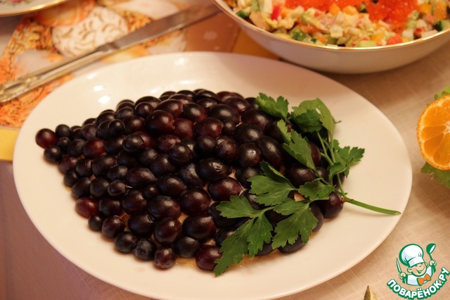 Приготовление пудинга «Виноградная лоза»