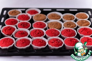 Миндальные капкейки с ванильным кремом