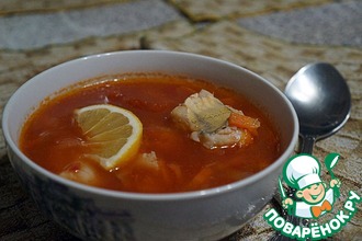 рецепт: суп томатный с судаком