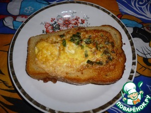 Яйцо в хлебе в духовке — рецепт с фото пошагово