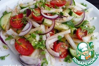 Рецепт: Андалузский салат с овощами