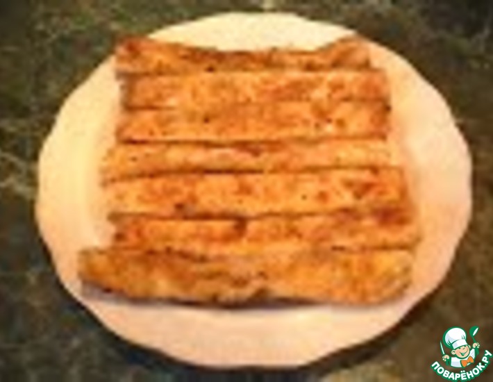 Рецепт: Улетная сырная закуска из лаваша