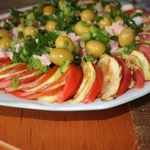 Салат из кабачков с тунцом