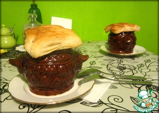 Горшочки с слоеной крышечкой