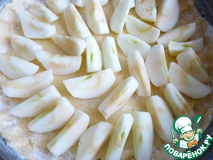 Яблочный пирог с пудингом рецепт с фото пошагово