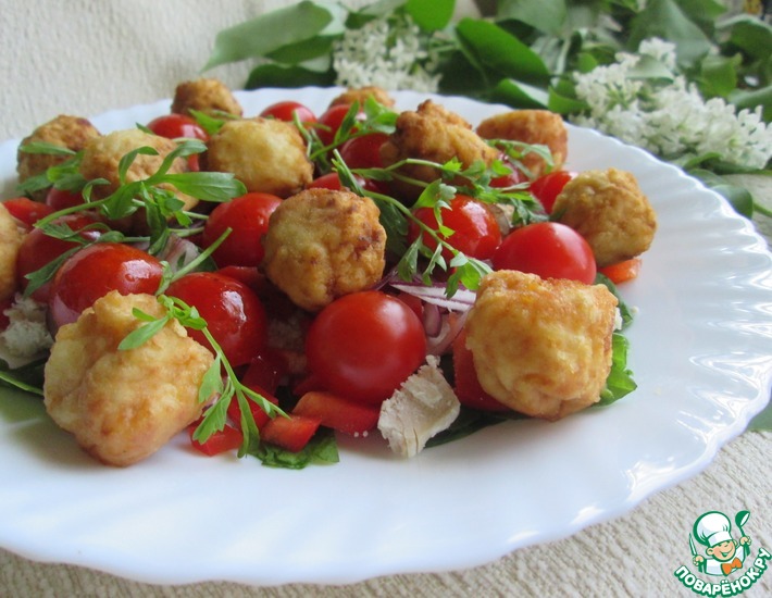 Рецепт: Салат с картофельными шариками