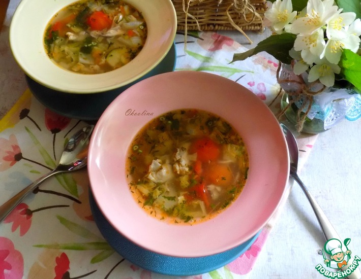 Рецепт: Лёгкий овощной суп