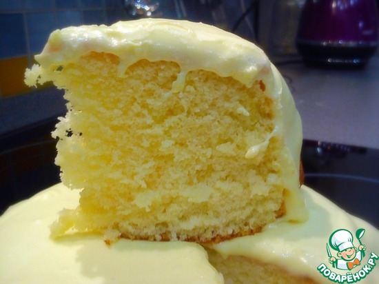 Лимонный пирог "Дырчатый"