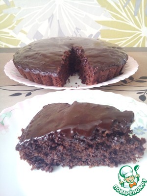 Постный шоколадно-кофейный пирог рецепт с фото | Волшебная Eда.ру