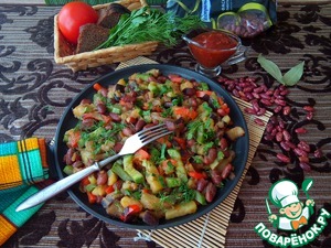 Рагу с мясом, картофелем, фасолью и помидорами рецепт с фото, как приготовить на Webspoon.ru