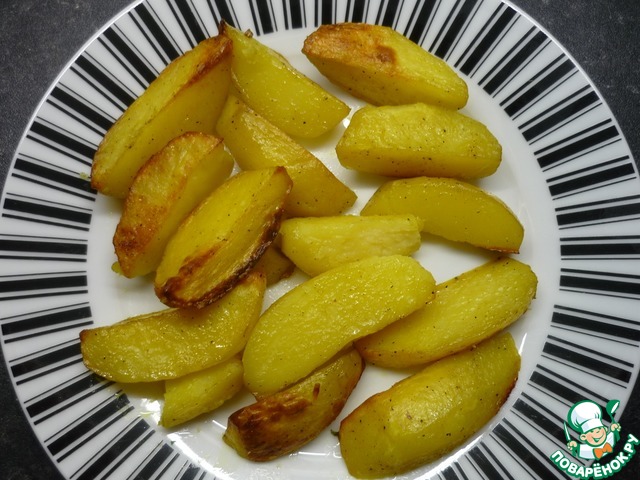 Картофель по-деревенски в рукаве для запекания – кулинарный рецепт