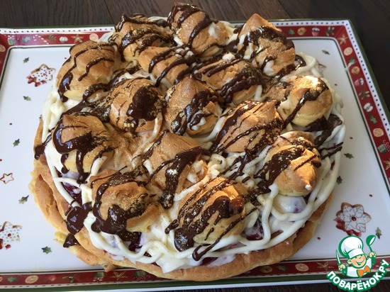 Заварной торт "Золотые купола"