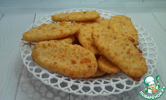 Хрустящее сырное печенье