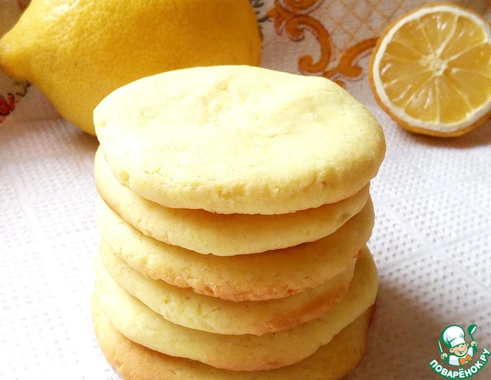 Лимонное песочное печенье — рецепт с фото пошагово