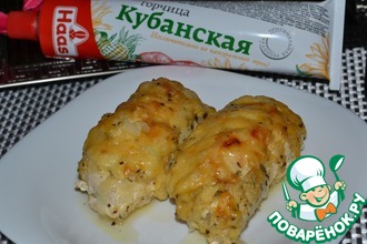 Куриный рулет с яйцом