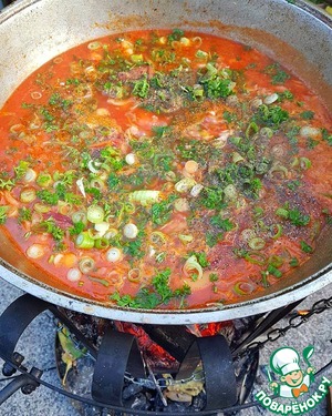 Борщ в бородинском хлебе: пошаговый рецепт приготовления необычного борща в буханке хлеба