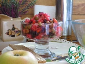 Винегрет с яблоками — рецепт с фото пошагово