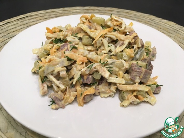 Салат С Говядиной И Яичными Блинчиками – Кулинарный Рецепт