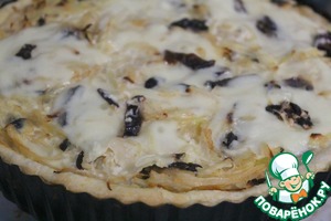 Открытый пирог с капустой Необычный Капуста белокочанная Открытый пирог с капустой Необычный Капуста белокочанная