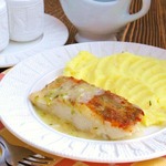 Судак под рассольным соусом