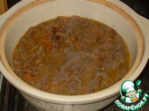 Тушеное мясо с горчицей и сметаной, рецепт с фото — Вкусо.ру