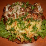 Грудинка с овощами, запеченная в духовке