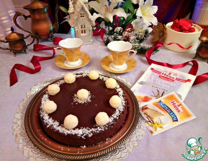 Рецепт: Шоколадный тарт Баунти