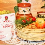 Хычины с сыром, брынзой и картофелем