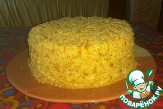 Рецепт: Творожный торт на сковороде Пломбир