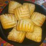 Песочные пирожные с лимонно-апельсиновой начинкой