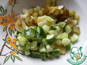Простой салат из картофеля, яиц, огурцов и лука по-немецки | Картофан | Яндекс Дзен