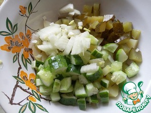 Простой салат из картофеля, яиц, огурцов и лука по-немецки | Картофан | Яндекс Дзен