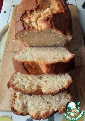 Кекс на сыворотке и сметане