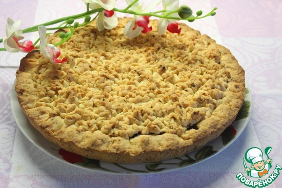 Сладкий тертый пирог по рецепту Дома Готовим https://www.povarenok.ru/recipes/show/151293/