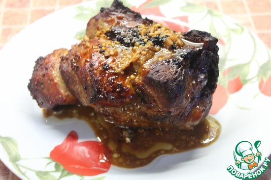 Свиная лопатка в рукаве по рецепту Галка41 https://www.povarenok.ru/recipes/show/70201/