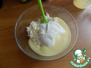 Легкий творожно-ананасовый десерт ~ Домашние рецепты