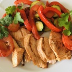 Рыбное филе с овощами