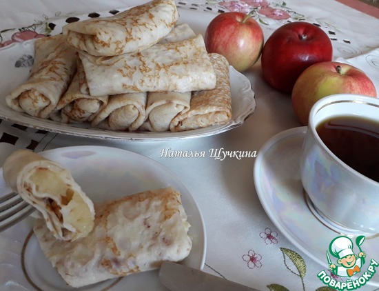 "Сметанные блинчики с начинкой" от Ната 69