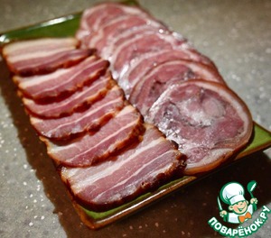 Грудинка копчено-вареная Маринад Грудинка копчено-вареная Маринад